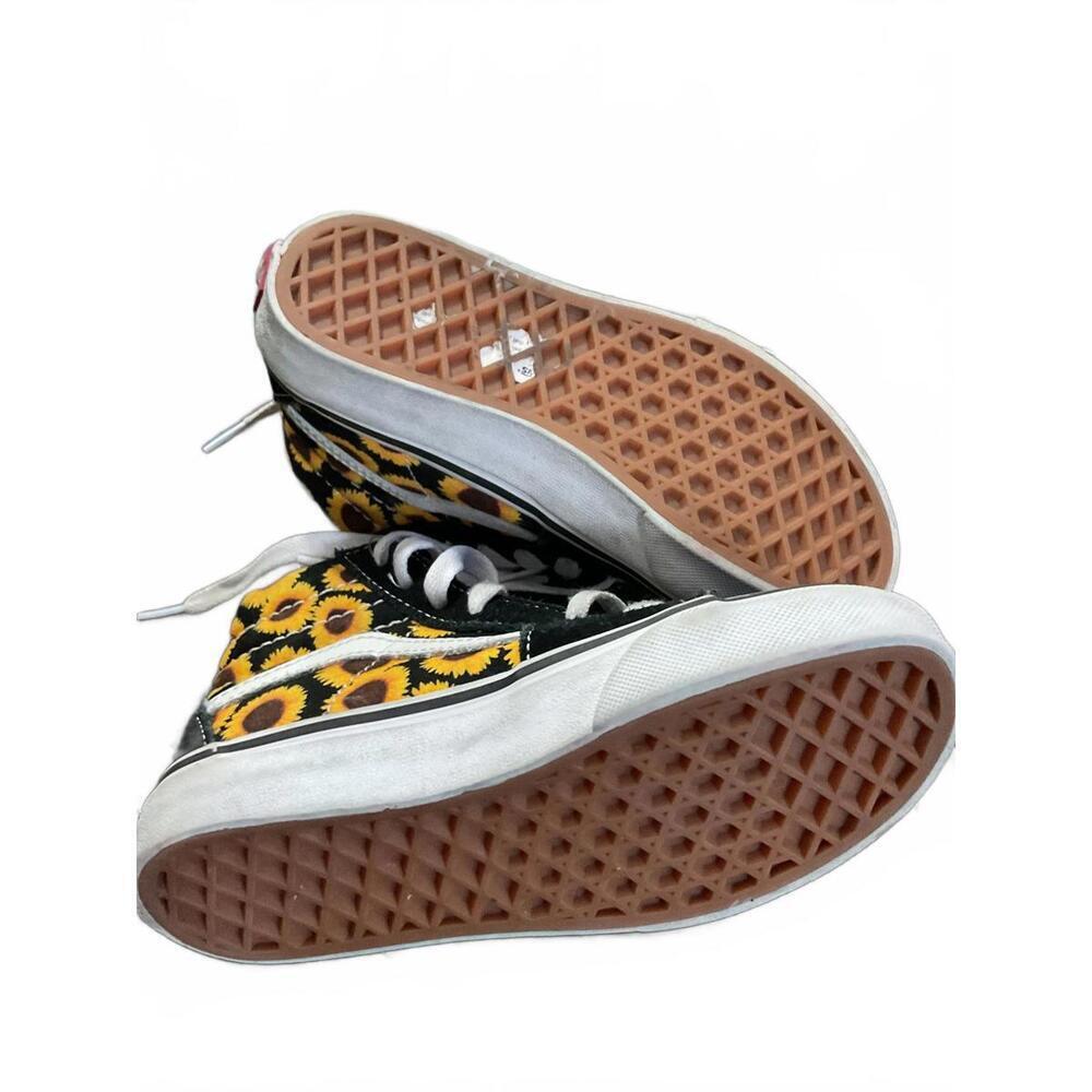 Vans High-Top Sneakers with Sunflower Print kids 12.5 - Picture 5 of 7